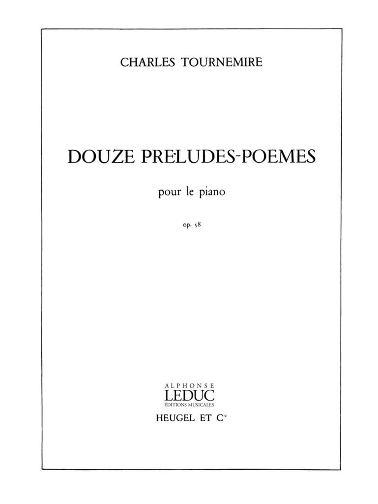 12 Preludes-Poemes Op58
